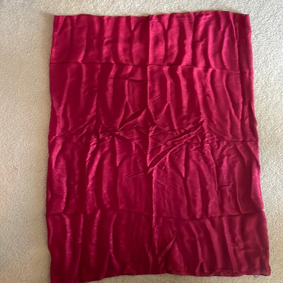 Express Sparkly Red Infinity Scarf - Picture 3 of 6